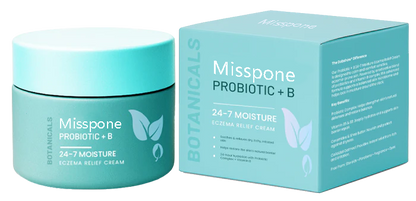 Misspone® Probiotic + B 24-7 Moisture Eczema Relief Cream