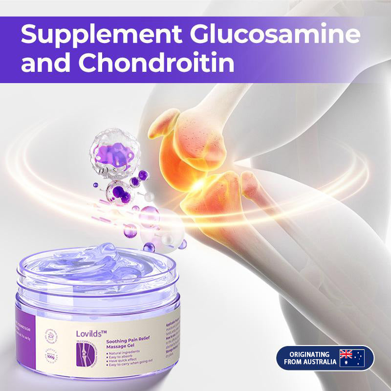 LOVILDS™ Turmeric &amp; Emu Oil Arthritis Soothing Pain Relief Massage Gel 👨‍⚕️Australian Osteopathic Association （AOA）Approved