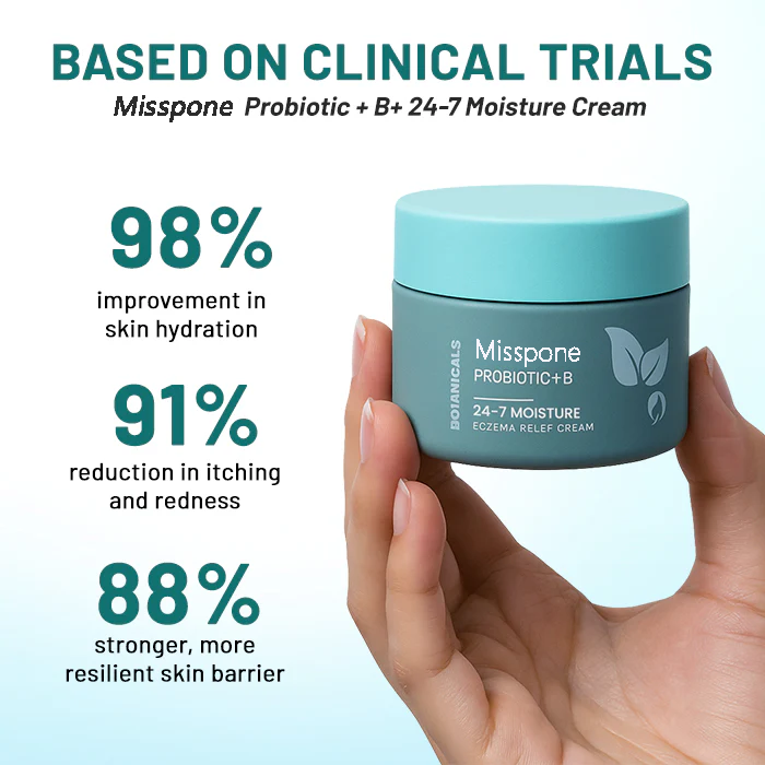 Misspone® Probiotic + B 24-7 Moisture Eczema Relief Cream
