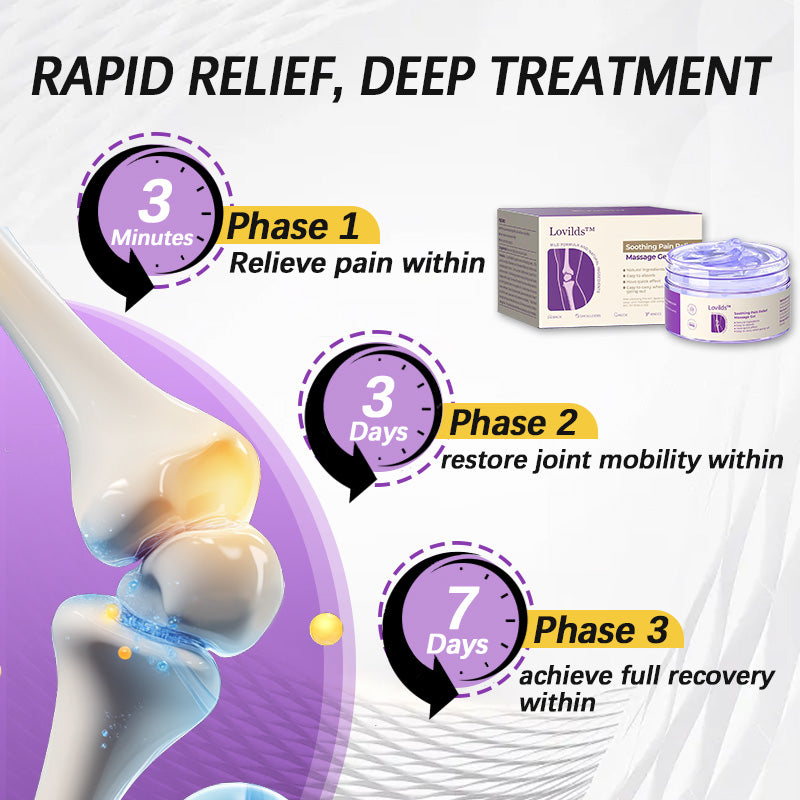 LOVILDS™ Turmeric &amp; Emu Oil Arthritis Soothing Pain Relief Massage Gel 👨‍⚕️Australian Osteopathic Association （AOA）Approved