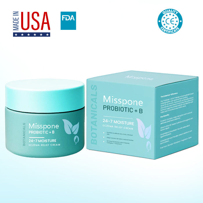 Misspone® Probiotic + B 24-7 Moisture Eczema Relief Cream